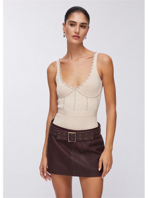 Body con ricami gioiello LIU JO | PA6016MS99E/C3908